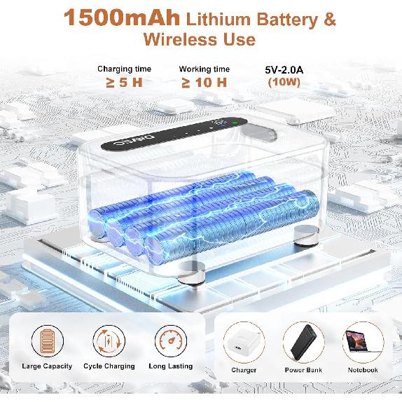 Diamond Art Painting Pen, 1500mAh Rechargebale Vacuum Diamond Art Pen Kits for Adults with USB Charge, Electric Diamond Art Accessories Tools with
