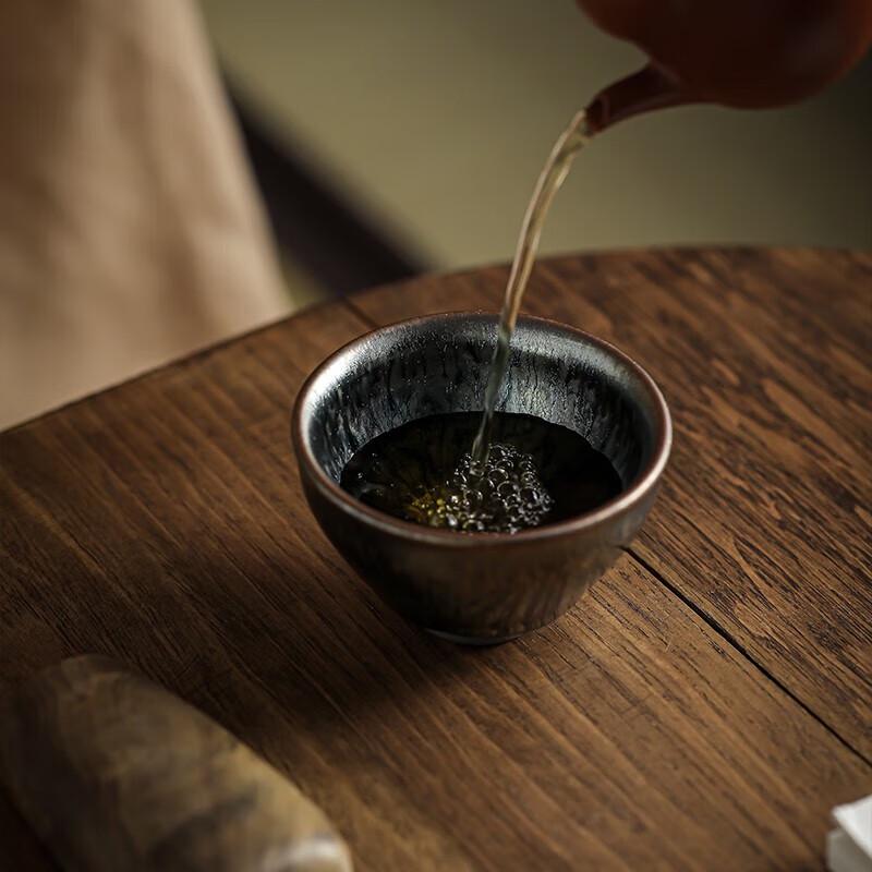 Lantai Jianzhan Ceramic Tea Cup Pair - Gift Set