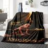 Lord Rings Customize Text Blanket Gift Customizable Blanket Soft & Cozy Versatile for Nap Chair Bed Couch Ideal for All Seasons