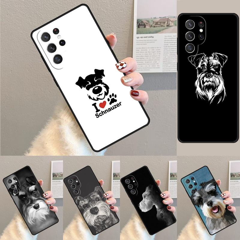 Bc Electrical Appliances Lovely Dogs Schnauzer Soft Silicone Phone Case For Samsung Galaxy Note 10 Pro S26 S25 S24 S23 S22 S21 Plus S25ultra Capa Cover