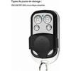 Copy Remote Control Clone Metal Remote Control 4 Buttons Key Fob Fax with Cover Protector, 433Mhz
