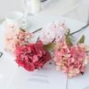 2/5PCS Silk Hydrangea Artificial Flowers High Quality Home Vase Table Decor Wedding Decorative Garden Diy Gift Wreath Material