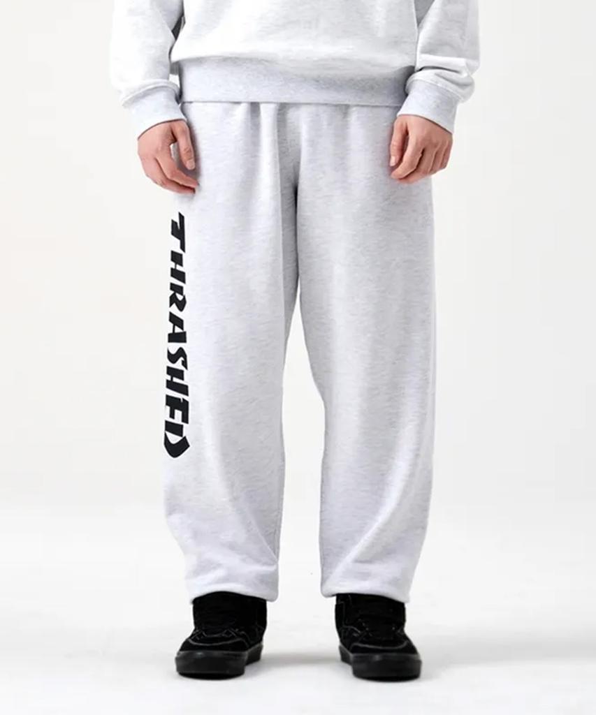 Treasure Magazine Logo Sweat Jogger Pants White Melange