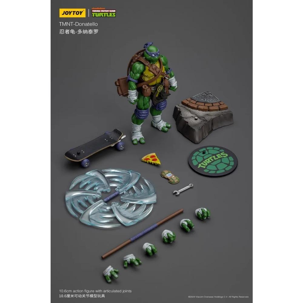 JOYTOY Original TMNT Teenage Mutant Ninja Turtles 1/18 Groundchuck Dirtbag Rahzar Full Series Action Figures Toy Model Doll Gift