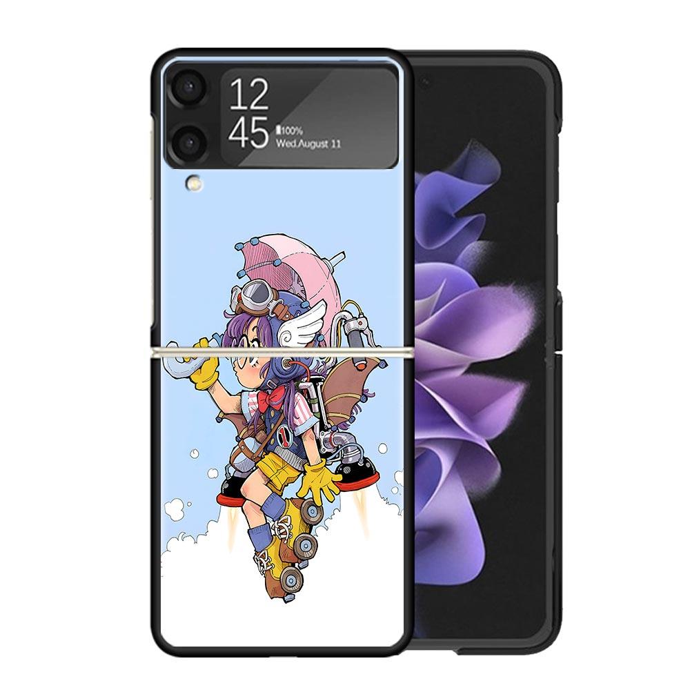 Arale Dr Slump Cases For Samsung Galaxy Z Flip 4 5 6 7 3 Z Flip7 Flip6 Flip4 Flip5 Flip3 5G Hard Shockproof Fundas Cover Galaxy