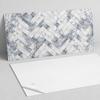 Kafelki Winylowe Samoprzylepne Z Nadrukiem Do Salonu Wzór W Jodełkę Marmuru 10X40X20 Cm