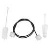 3Pcs Horn Brush Cleaning Kit French Trumpet Rope Brushes Musical Instrument Clean Tool Set