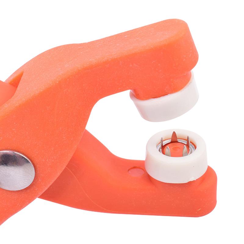 New 9.5mm Buckle Buttons Metal Colour Pliers Snap Button Claw Set Hand Pressure Plier Rivet Buckle Installation Tool Kit DIY