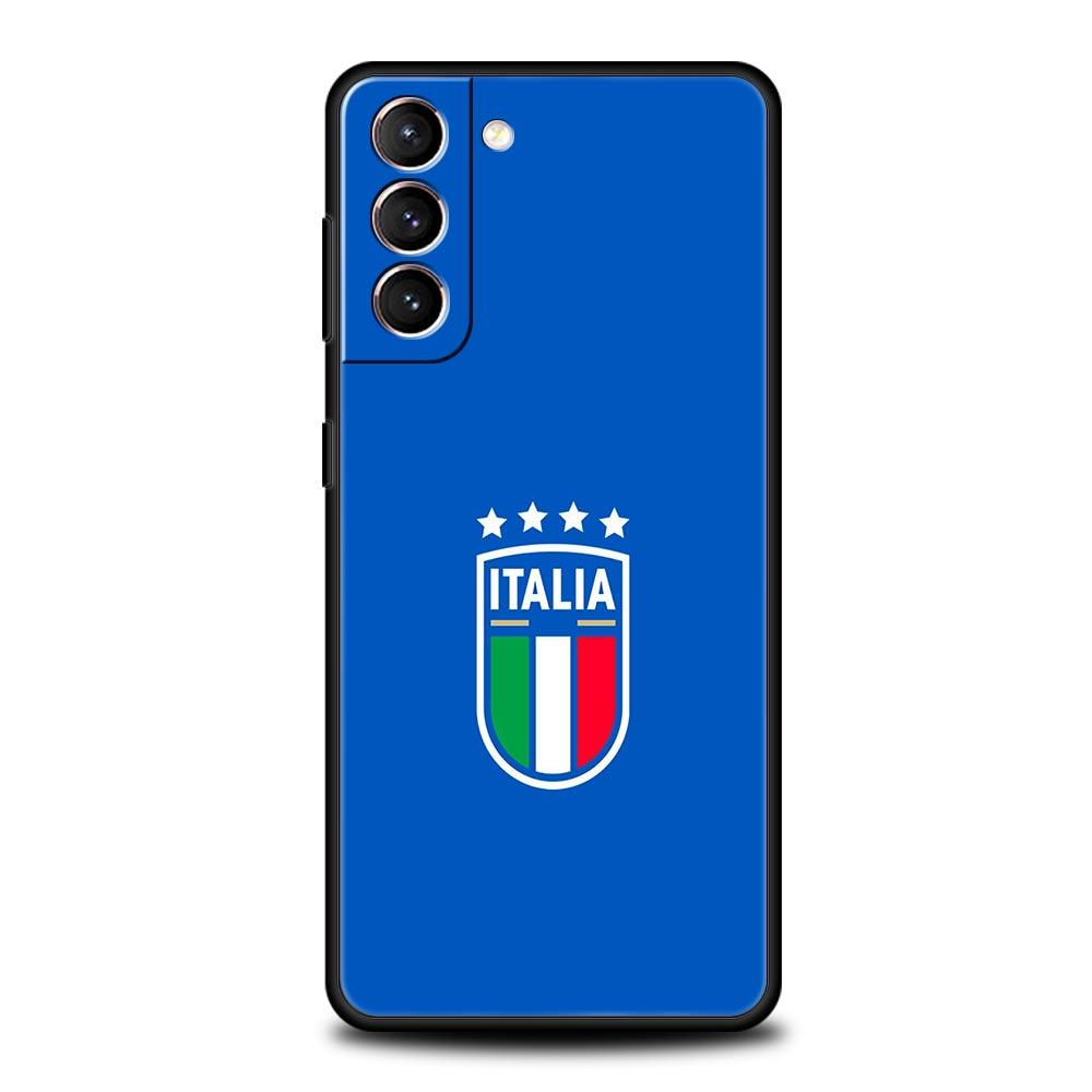 ITALY Flag Phone Case For Samsung Galaxy S24 S23 S22 S20 Ultra S21 FE 5G S10 S9 Plus S10E S8 Soft Silicone Cover
