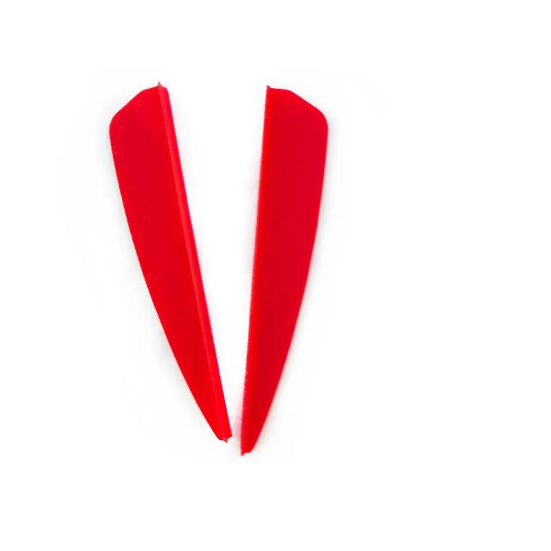 100pcs Arrow vanes 1.8/2 inch TPU vanes hunting shooting Accessories 7 color Suitable for 6.25/7.5 inch arrows