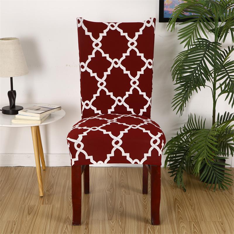 Stretch Spandex Dining Chair Cover Elastic Slipcover For Kitchen Hotel Home Decor Universal Fit Seat Protector