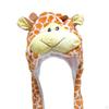 3 in 1 Animal Hat Gloves Scarf, Halloween Fancy Dress Winter Warm Soft Cosplay Photo Props Costume