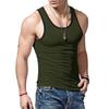 HNXC Men's Fashion Summer Spring Sleeveless O-Neck Casual Blouses & Shirts Classic Exquisite