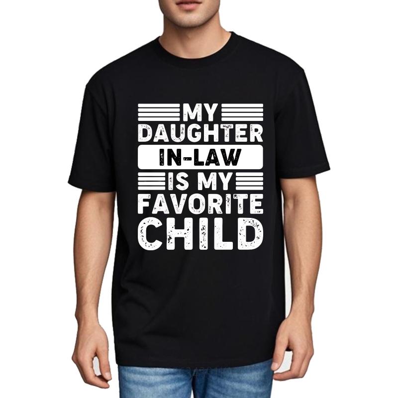 Anime Mann Sommer T-Shirt Meine Schwiegertochter Ist Mein Lieblingskind Kurzarm Neu Angekommen Rundhals Jungen Oberteile Marke T-Shirt