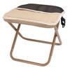 Small Portable Stool Oxford Cloth Steel Handbag Style Pocket Foldable Stool for Camping Travel Fishing Hiking Khaki