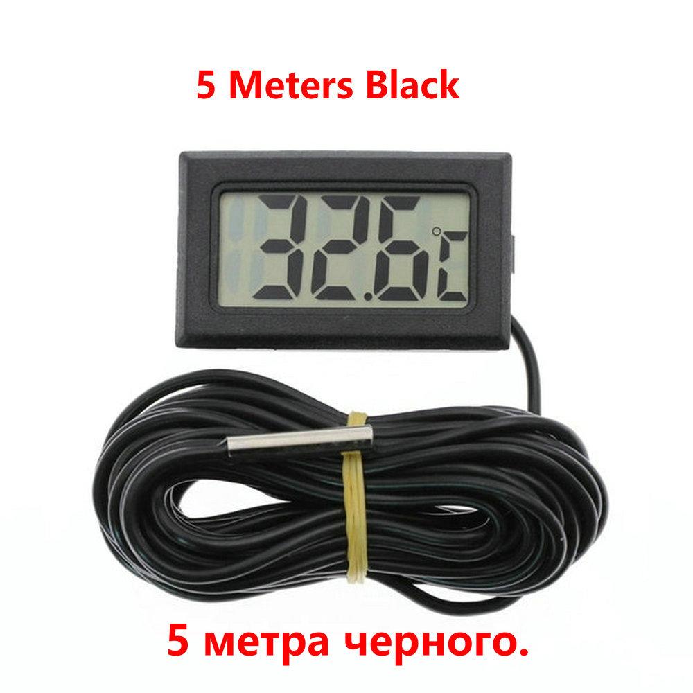 Mini LCD digital thermometer used for freezer temperature - 50-110℃ refrigerator thermometer indoor and outdoor waterproof probe