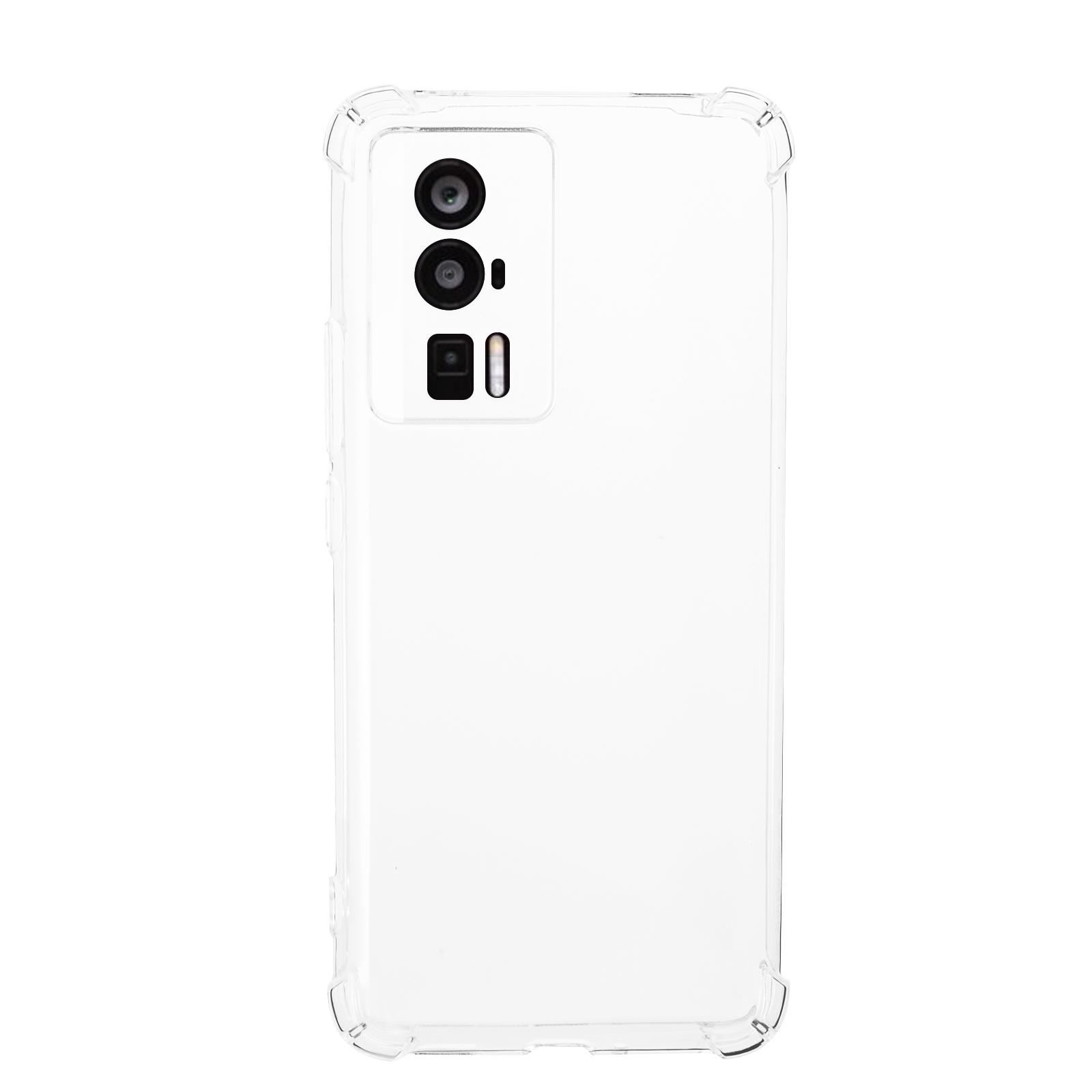 

For Xiaomi Poco F5 Pro 5G/Redmi K60 5G/K60 Pro 5G Clear Phone Case Reinforced Corners TPU Cover A