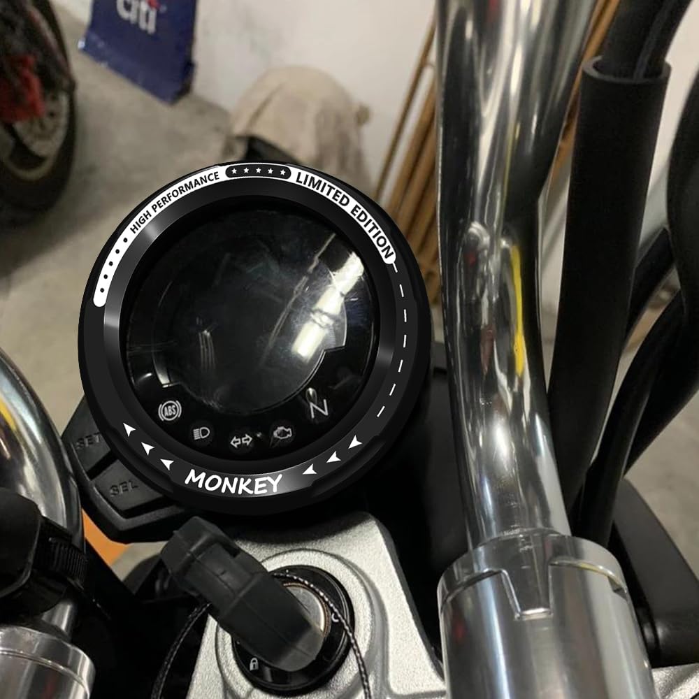 XIAMAOZPR for Monkey 125 CT 125 Ducks 125 Motorcycle Accessories Speedometer Gauge Meter Ring Cover Instrument Frame Ct125 (Silver)