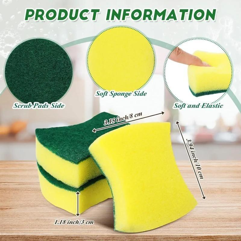 Highly Absorbent Cleaning Sponges Dish washing Magic Clean Pot Rust Stain Sponge Brush Kitchen Grease Cleaner Household Tools