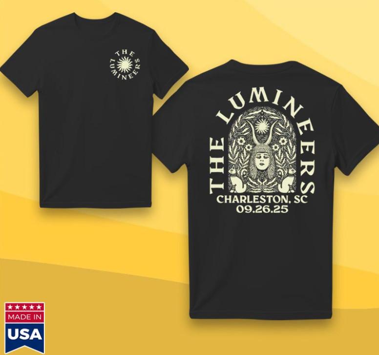 The Lumineers Charleston, SC September 26 2025 Concert T-Shirt Unisex T-Shirt XXXL