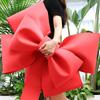 Eva Material Big Bow Large Size Diy Material Wall Decoration Festivity Design Reusable Outdoor Decoration Christmas Tree