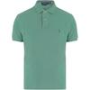 Polo Solid Color Embroidered Logo Short Sleeve Polo Shirt Men Tops Green 710680784-413
