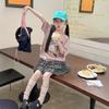 Girls' Korean Style Lightweight Cotton Cartoon T-Shirt