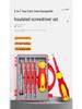 5-in-1 Multifunctional Insulated Screwdriver with Voltage Tester & Magnetic Tips