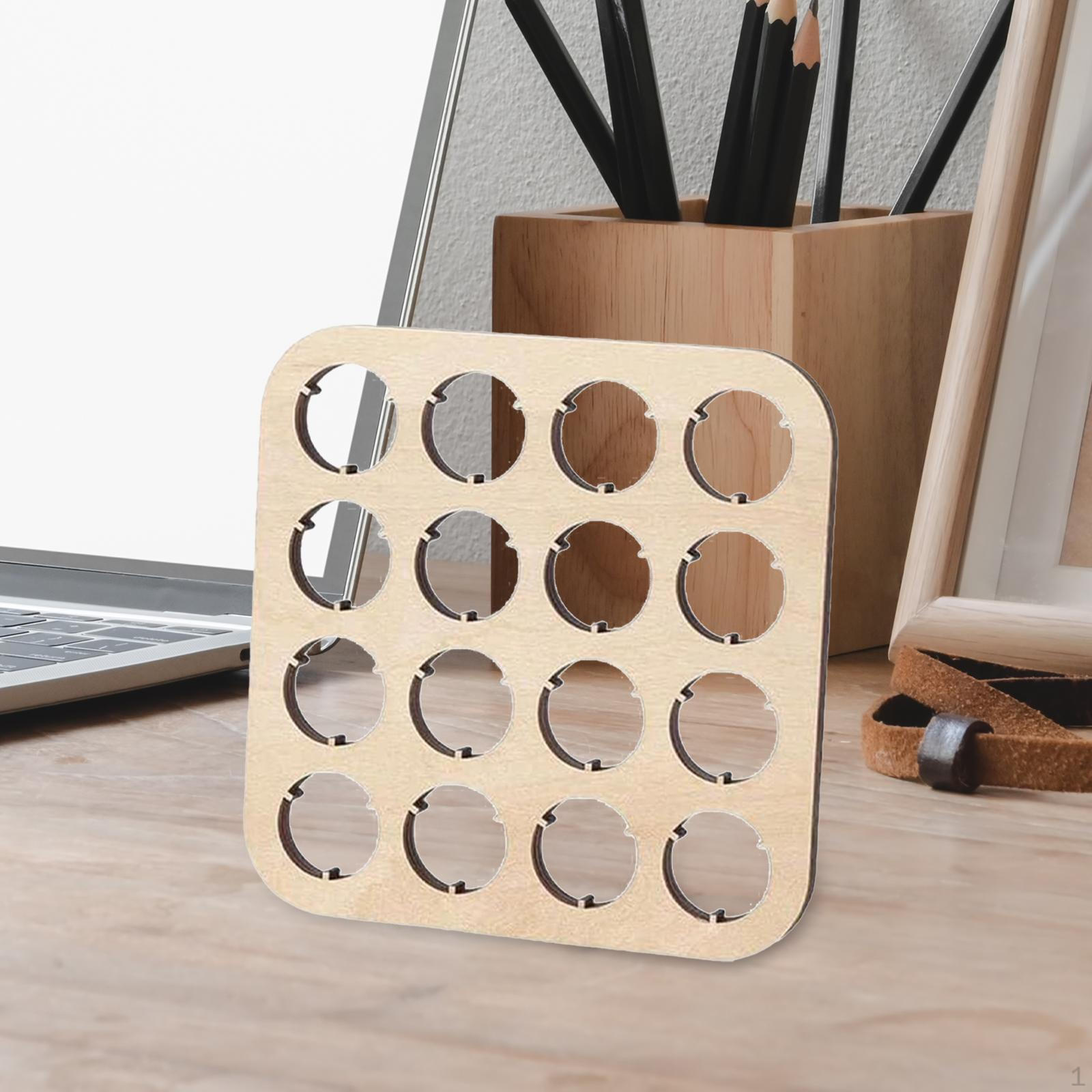 

Органайзер для крышек от бутылок Доска для коллекционирования пивных крышек Подарок на день рождения Бар 11x11см Отверстие 2см Паб Деревянная витрина