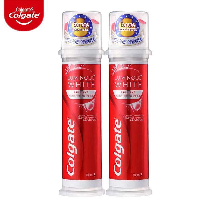 

Colgate European Whitening Stain Removal Pump Toothpaste