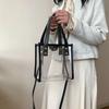 Storage Bag Women Handbag Jelly Bag Crossbody Bag Portable PVC Transparent Bag  Beach