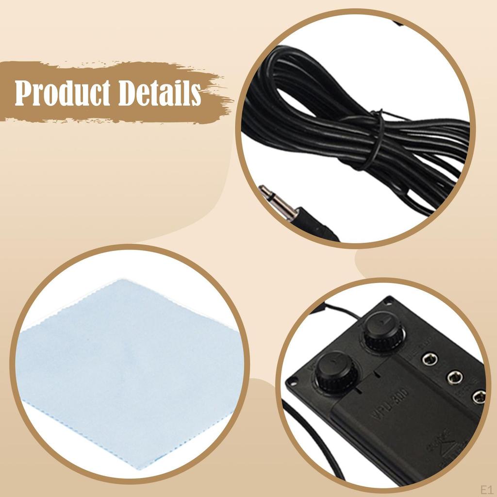 Violin Pickup,Vpu-300 Portable Musical Instrument Accessories Pick Up for Bass Banjo Ukulele Harp