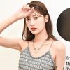 Steel Titanium Versatile Letter Necklace For Women With Contemporary Design Ideal For Weddings Travel And