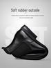 Chelsea Pointed Toe Leather Boots: Fashionable Slip-on, Korean & British Style Business Men's Plus Size Shoes.