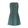 Women's Summer Casual Loose Floral Print Sleeveless Pocket Dress