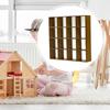 1:12 Dollhouse Display Shelf Rack Wooden Dollhouse Furniture Model Birthday Gift 16 Grid Miniature Furniture Toy for Diorama