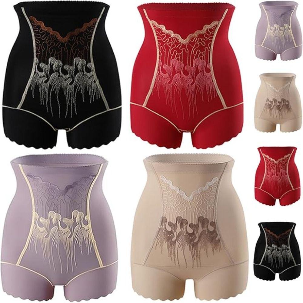 Seamless Tummy Control Shaper Shorts 3D Embroidered Butt Lifter Shapewear New Seamless Panties