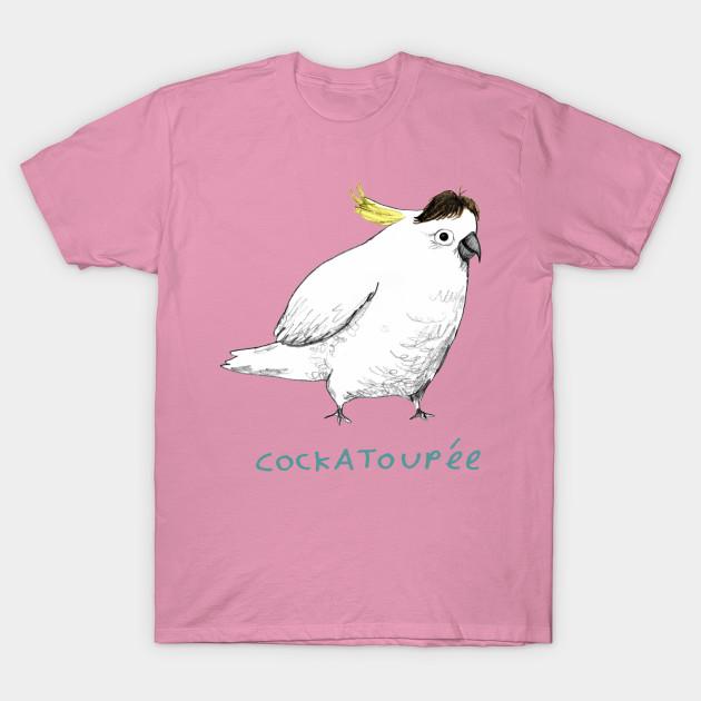 T Shirt Women Cockatoupee Harajuku Print Kawaii Tshirt Summer Short Sleeve Female T-Shirt Top Tee