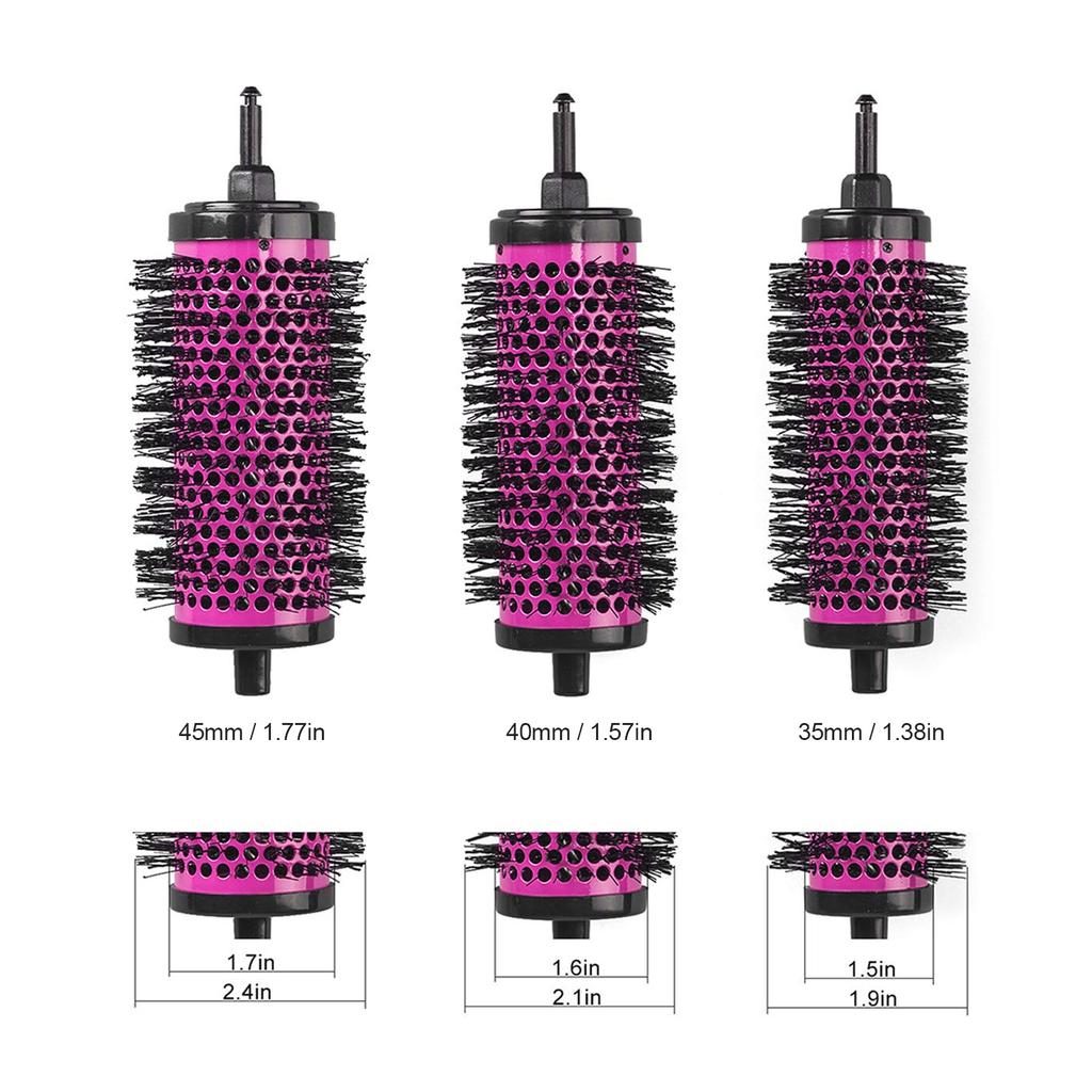 Bară de Piepteni Detașabilă cu Clipsuri pentru Mâner Set de Perii Pieptene Rezistente la Temperaturi Înalte