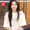 MINISO Women's 2026 Summer Cotton Relaxed Fit T-shirt