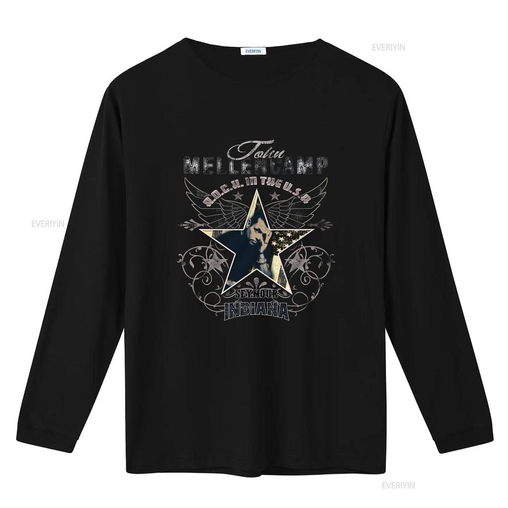 John Cougar Mellencamp Softstyle T Shirt vintage Washed Top For Everyday Wear Stylish Slightly designer clothes Soft homme