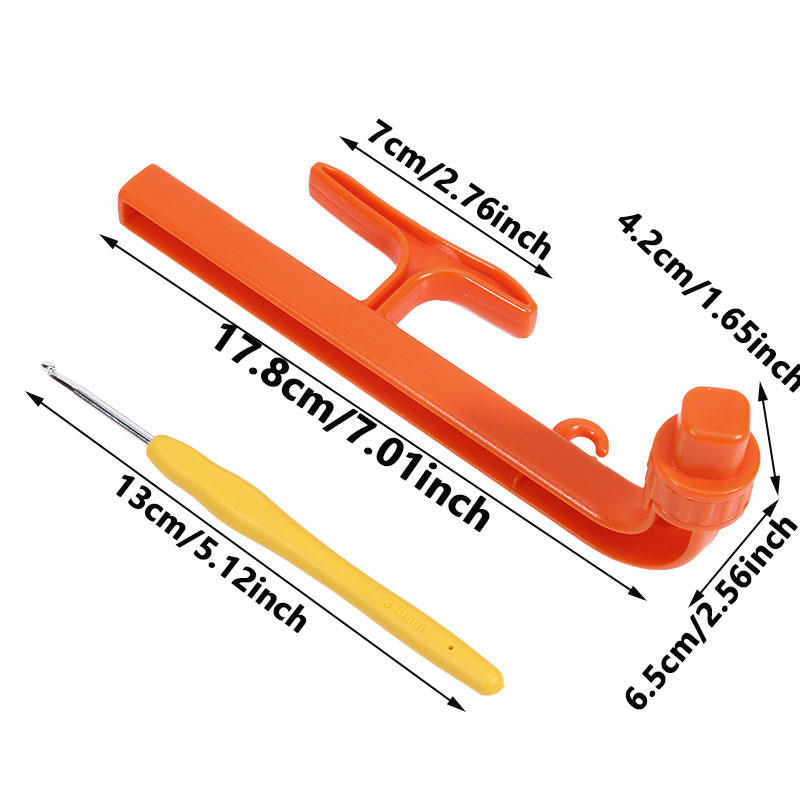 Crochet Helper Tool for Beginners Practical Crochet Accessory Handmade Knitting Knit Craft Diy Tools - Suitable for Home Travel Daily Use High Quality