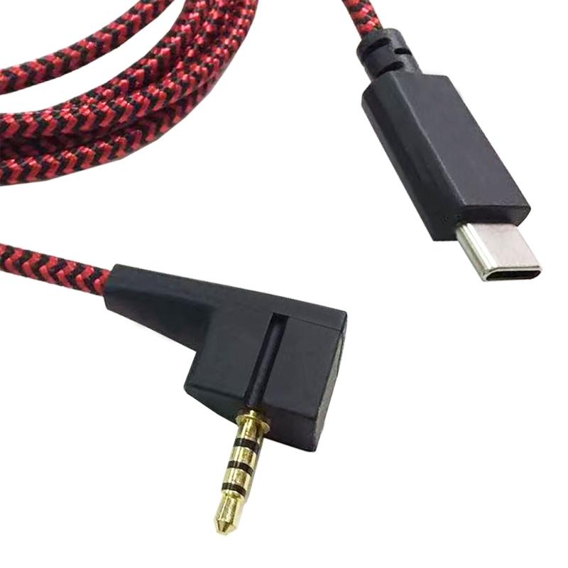 3.5mm/Type c Sound Cable for HD438/439/451/471i HD461Gi Headphones Cord Durability PVC Coating For High Fidelitys Sound