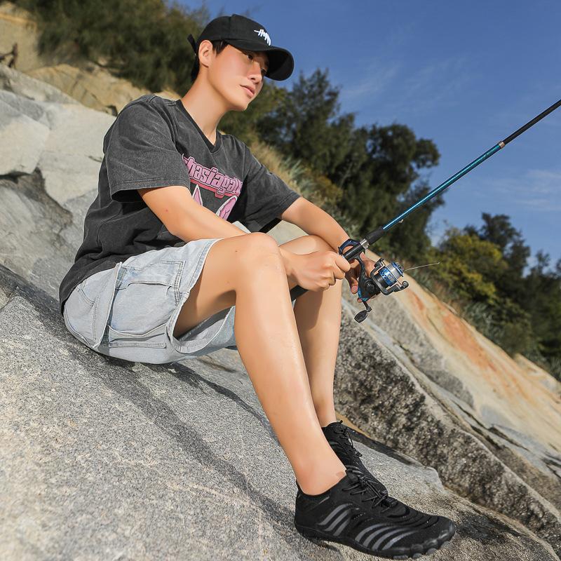 Outdoor Couple Quick-drying Breathable Lightweight Soft Five-finger Shoes Swimming Beach Fishing Men's and Women's Sports Creek Shoes