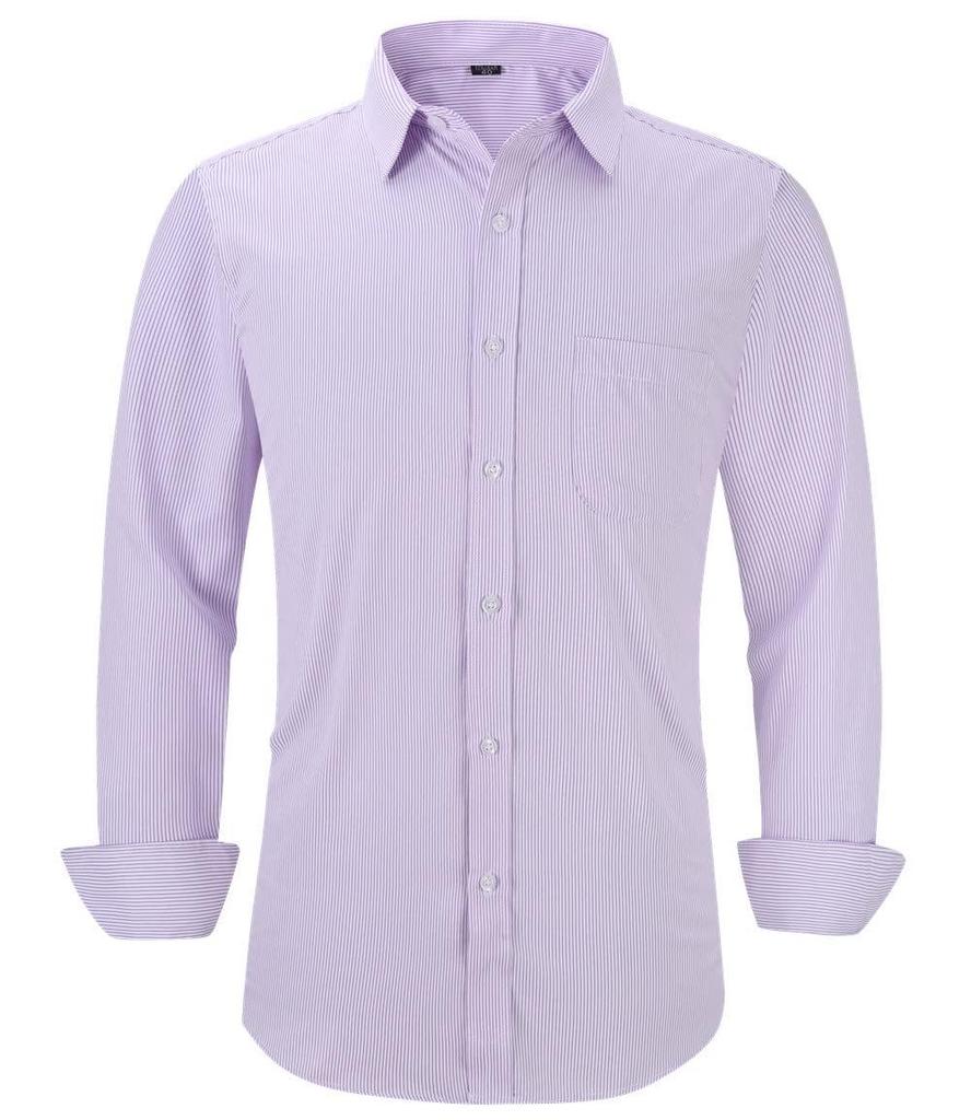 Pánska košeľa klasického strihu s dlhým rukávom vo veľkej veľkosti, jednofarebná, pre jesenné obdobie