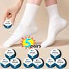 1-5pairs Portable Disposable Socks Outdoor Compression Travel Sock Summer Thin Unisex Sweat Absorbing Cotton Socks for Men Women