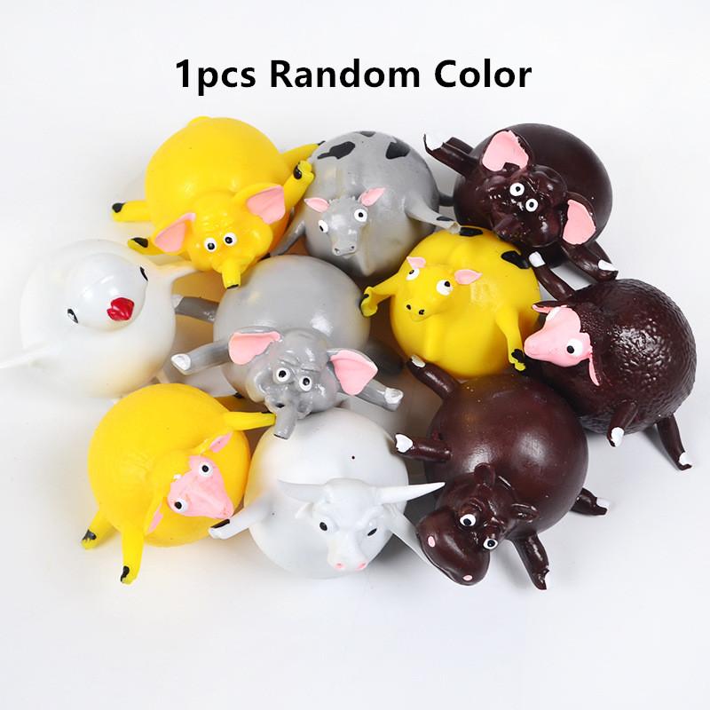 

Kids Funny Dinosaur Animals Inflate Vent Balls Toy Squeeze Soft Ball Balloon Fidget Party Sports Cute Funny Games Toys Gift