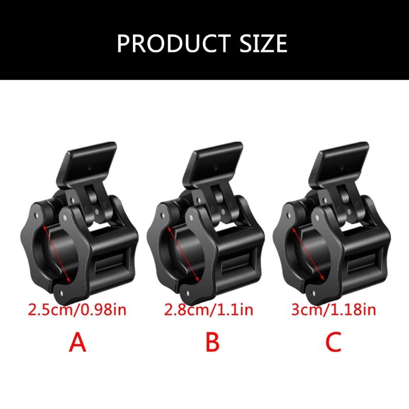2 Stück Gym Clip Set Schnellverschlüsse Verriegelnde Hantelscheibenklemmen für Gewichtheben Rutschfeste Hantelklemme Gewichtsklemme Hantelklemmen