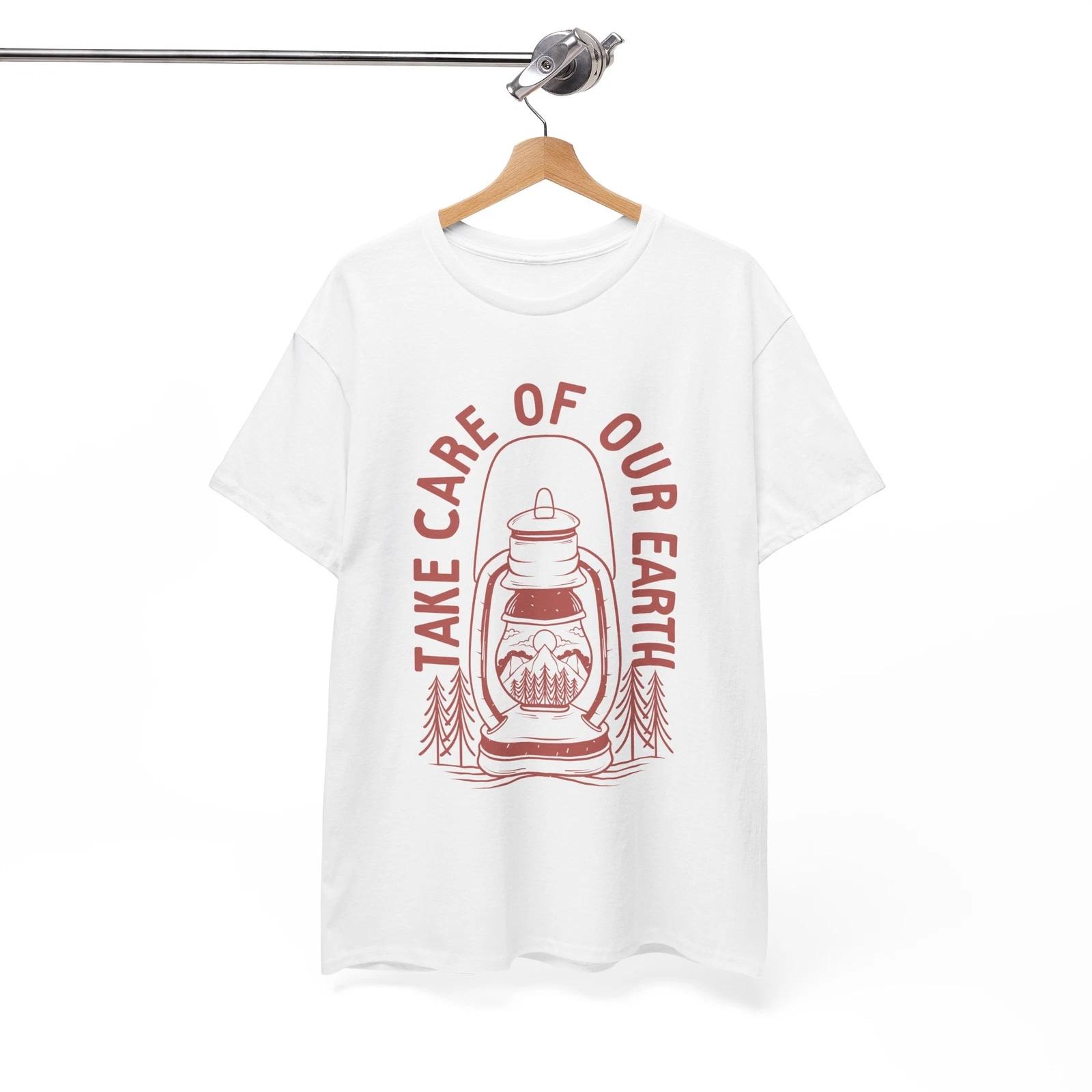 Take Care for Ouar Earth Shirt | Mountain Adventure Tee | Nature Explorer Shirt 2XL