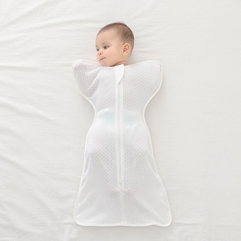 Baby Swaddle Sleep Sack With Breathable Mesh For Newborns And Infants